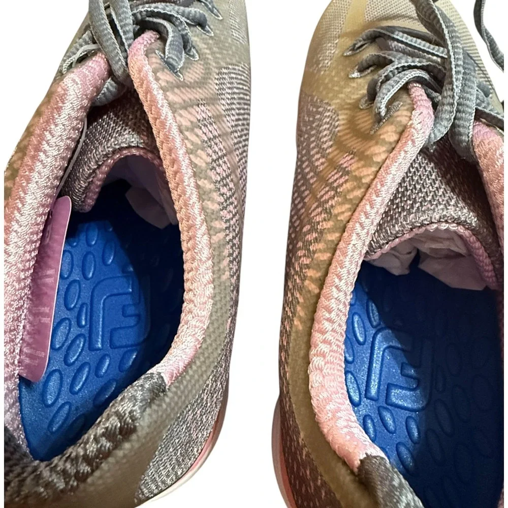 NIB FootJoy emPower 98000 Womens Golf Shoes Gray Pink Mesh  6.5 W Wide